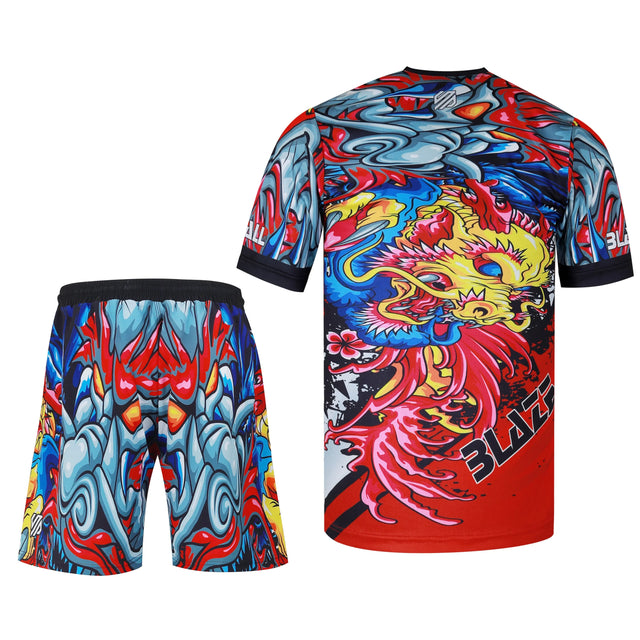 Compression Suit Top And Bottom Shirts And Shorts (SI-10401) | Ideal for All Surfaces, Kids & Adults | Match-Ready | Includes Pump & Needle | Durable & Long-Lasting Performance