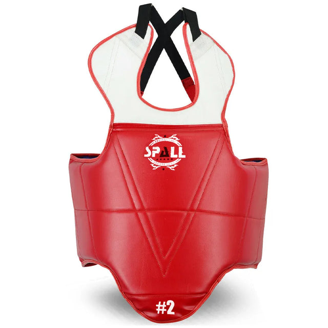 Body Protector Chest Guard S M L XL Blue Red Chest Ribs Shield For Boxing MMA Muay Thai Fitness Gym Workout Sanda And All Sports Training Perfect For Men And Women(SI-1084) | Ideal for All Surfaces