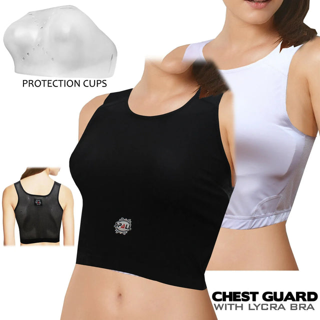 Women Sports Bra Ladies Chest Protector With Chest Guard (SI-1174) | Ideal for All Surfaces, Kids & Adults | Match-Ready | Includes Pump & Needle | Durable & Long-Lasting Performance