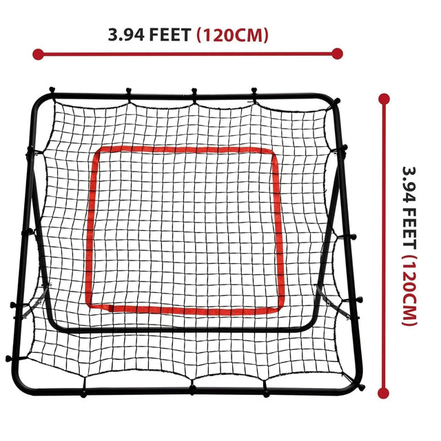 Football Bouncer Football Kickback Rebounder Adjustable Angles Training Equipment, Removable Football Goal | Ideal for All Surfaces, Kids & Adults | Match-Ready | Includes Pump & Needle | Durable & Long Lasting Performance