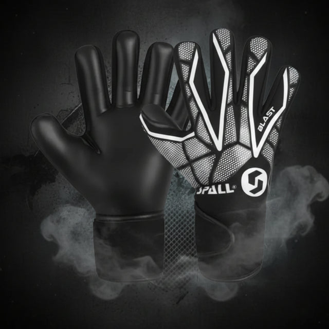 Goalkeeper Goalie Fottball Soccer Gloves With Strong Grip Hand Protection To Prevent Injuries For Match Training Men And Women | Ideal for All Surfaces, Kids & Adults | Match-Ready | Includes Pump & Needles