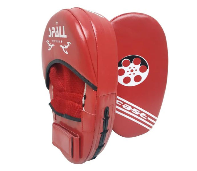 Focus Pad Men Women Punching Mitt Height 31cm Width 19cm Depth 8cm Blue Red Black for MMA Kickboxing Sparring Martial Arts Sparring Muay Thai Karate Training(SI-1067) | Ideal for All Surfaces, Kids & Adults