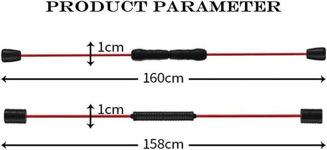Arm Tremor Body High Frequency Training Bar Elastic Bar Flexi Bar Execiser Bar Fitness Stick Burning Fat Rejection Bar Home Elastic Bar For Physical Exercise Yoga | Ideal for All Surfaces, Kids & Adults