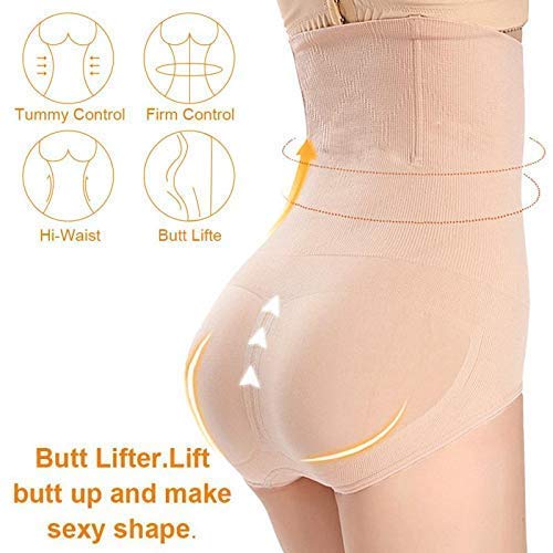 Dress Cici High Waisted Control Panties – Tummy Control & Hip Up Shaping Briefs for Women