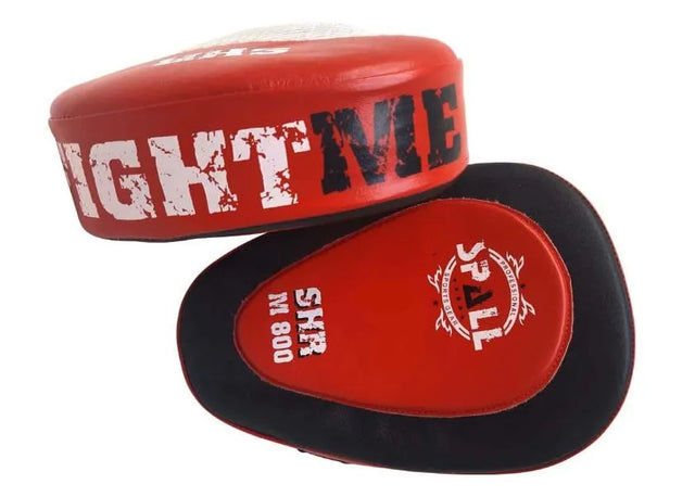Focus Pad Red Blue Curved Punching Mitt for Kickboxing Muay Thai MMA Martial Art UFC Karate Boxing Gym Practice Training Ideal for Kids Men & Women(SI-1060) | Ideal for All Surfaces, Kids & Adults