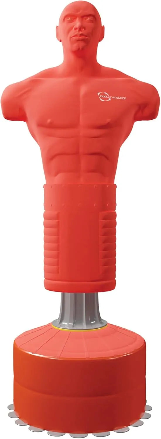 Boxing Mannequin with Round Stand ? Blue Color | Ideal for All Surfaces, Kids & Adults | Match-Ready | Includes Pump & Needle | Durable & Long-Lasting Performance