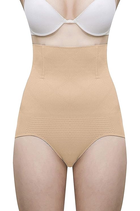 Dress Cici High Waisted Control Panties – Tummy Control & Hip Up Shaping Briefs for Women