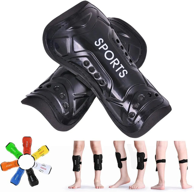 Soccer Shin Guards with Calf Sleeves, Youth Protection Equipment, Boys Girls Kids | Ideal for All Surfaces, Kids & Adults | Match-Ready | Includes Pump & Needle | Durable & Long-Lasting Performance
