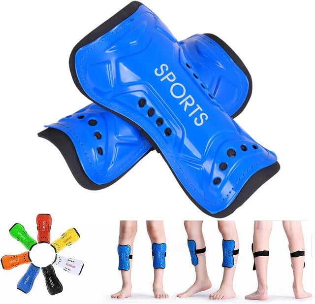 Soccer Shin Guards with Calf Sleeves, Youth Protection Equipment, Boys Girls Kids | Ideal for All Surfaces, Kids & Adults | Match-Ready | Includes Pump & Needle | Durable & Long-Lasting Performance