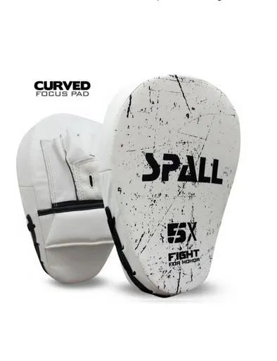 Spall Focus Pads Hook Jab Mitts Boxing Pads Hand Target Gloves Training For MMA Kick Boxing Pads Muay Thai Training Martial Arts Punch Mitts For Kids Men And Women | Ideal for All Surfaces, Kids & Adults