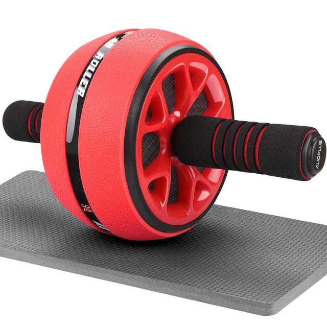 Ab Roller Wheel. Ultra-wide Ab Wheel for Core Workout, Ab Exercise Equipment with Knee Pad | Ideal for All Surfaces, Kids & Adults | Match-Ready | Includes Pump & Needle | Durable & Long-Lasting Performance