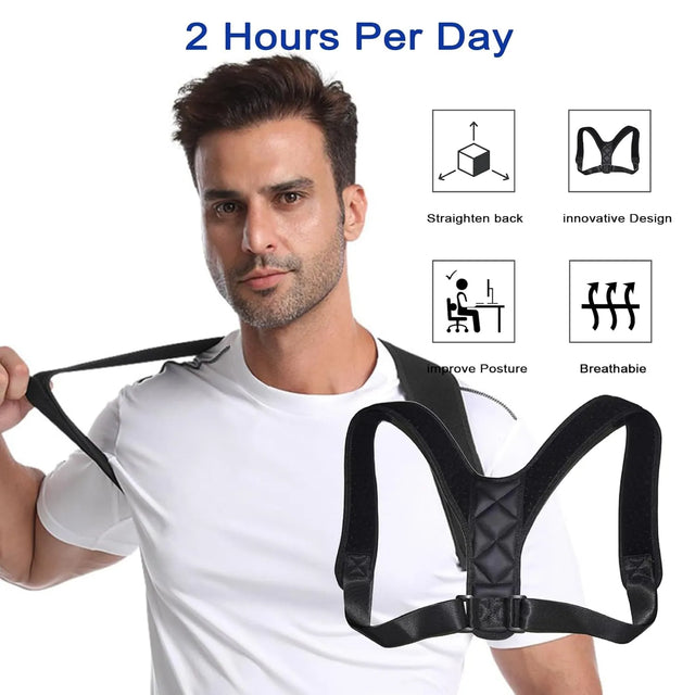 Breathable Adjustable Posture Corrector for Women and Men | Ideal for All Surfaces, Kids & Adults | Match-Ready | Includes Pump & Needle | Durable & Long-Lasting Performance