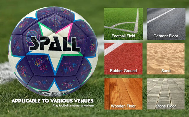 Football Soccer Ball For Matches World Cup Best Indoor/Outdoor Water Proof Ball For Professional Training And Match Men And Women Youth And Adult(240161) | Ideal for All Surfaces, Kids & Adults
