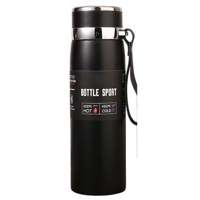 Double Wall Stainless Steel Travel Mug, 1000ml Insulated Water Bottle, Thermos for Car, Outdoor