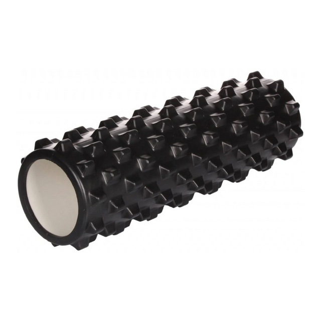 Foam Roller for Deep Tissue Massage, 34cm and 45cm, Muscle Therapy (Black, 34cm)