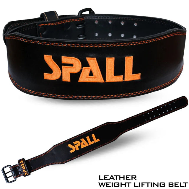 Weight Lifting Belt 4inch/6inch For Gym Fitness Weight Lifting Gym Home Body Waist Strength Training Exercise Power Building Pull Up | Ideal for All Surfaces, Kids & Adults | Match-Ready
