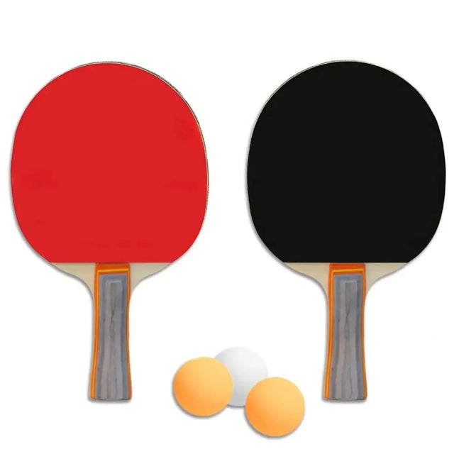 Table Tennis Racket With 2 Balls Indoor And Out Door Play | Ideal for All Surfaces, Kids & Adults | Match-Ready | Includes Pump & Needle | Durable & Long-Lasting Performance