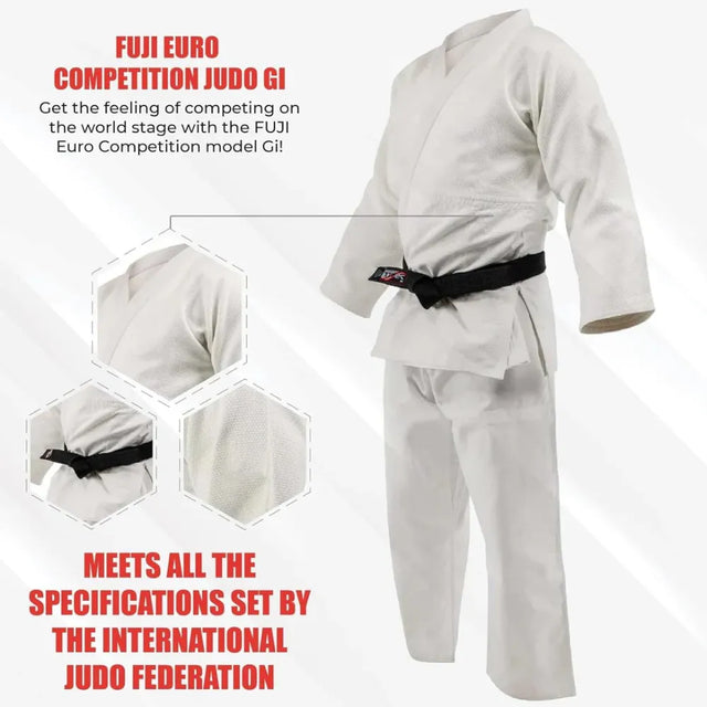Judo Suit for Training & Competition ? All Sizes Available, Durable Martial Arts Uniform with Jacket & Pants-3117 | Ideal for All Surfaces, Kids & Adults | Match-Ready | Includes Pump & Needle