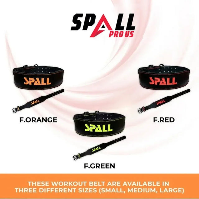 Weight Lifting Belt 4inch/6inch For Gym Fitness Weight Lifting Gym Home Body Waist Strength Training Exercise Power Building Pull Up | Ideal for All Surfaces, Kids & Adults | Match-Ready