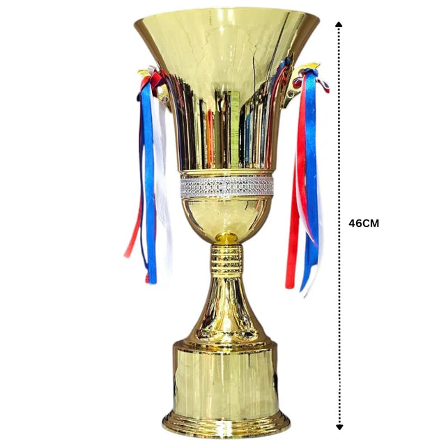 46cm Trophies, Medals Awards Gold Trophy Made of Resin Honor Trophy Souvenir Prizes for the Talent Show Competition Trophy for the Award for Outstanding Singers and Actors | Ideal for All Surfaces