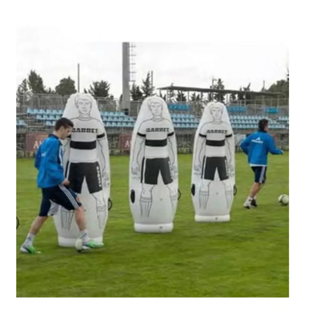 Soccer Training Equipment Pvc Inflatable Free Kick Football Dummy Goalkeeper Soccer Training Dummy | Ideal for All Surfaces, Kids & Adults | Match-Ready | Includes Pump & Needle | Durable & Long-Lasting
