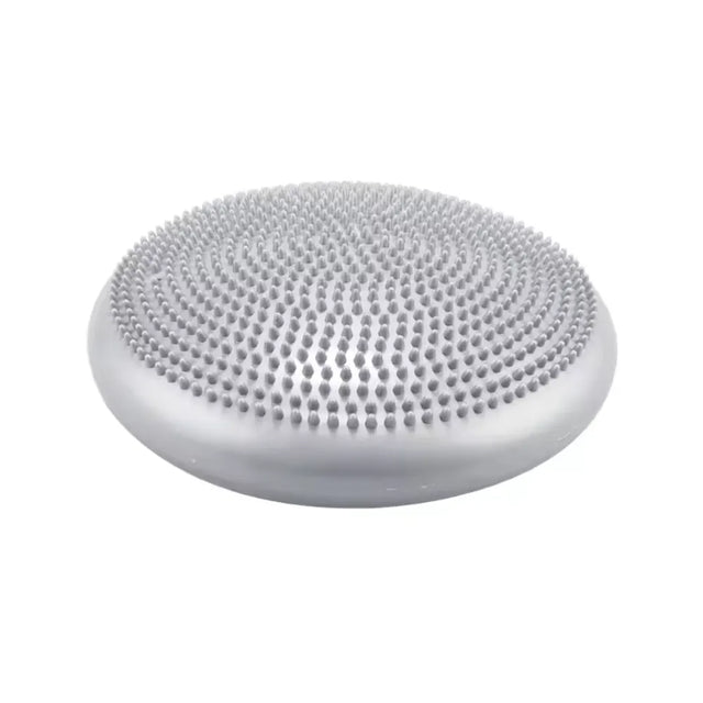 Inflatable Yoga Massage Ball Durable Universal Sports Gym Fitness Yoga Wobble Stability Balance Disc Massage Cushion Mat | Ideal for All Surfaces, Kids & Adults | Match-Ready | Includes Pump & Needle