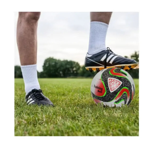 Football Soccer Ball For Matches World Cup Best Indoor/Outdoor Water Proof Ball For Professional Training And Match Men And Women Youth And Adult | Ideal for All Surfaces, Kids & Adults | Match-Ready