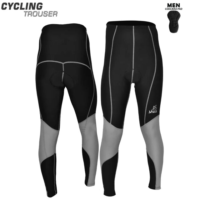Men'S Long Cycling Pants Trouser Bike Pants Tights Legging With 4D Sponge Padded | Ideal for All Surfaces, Kids & Adults | Match-Ready | Includes Pump & Needle | Durable & Long-Lasting Performance