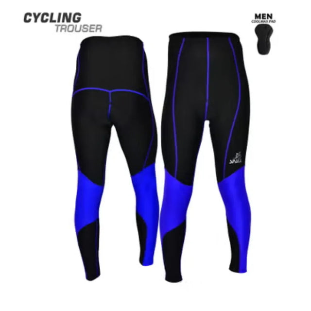 Men'S Long Cycling Pants Trouser Bike Pants Tights Legging With 4D Sponge Padded | Ideal for All Surfaces, Kids & Adults | Match-Ready | Includes Pump & Needle | Durable & Long-Lasting Performance