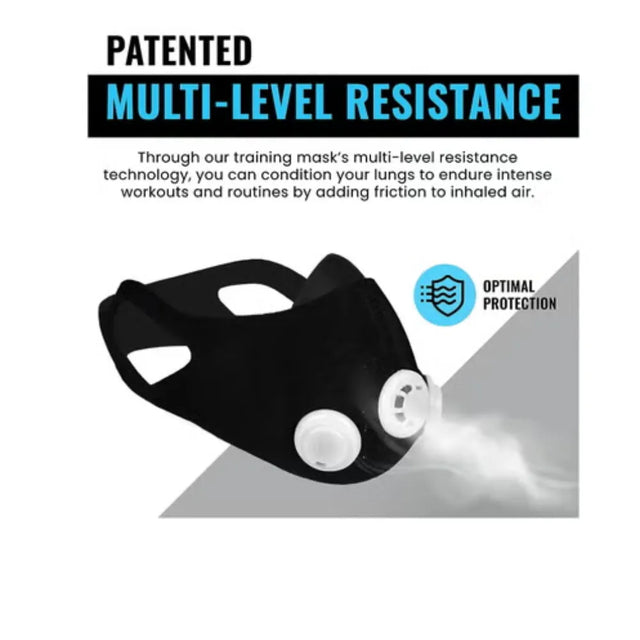 Training Mask Elevation For Endurance Increase Your Sports Performance Endurance Weight Lifting Workout Running Altitude Mask Fitness Running | Ideal for All Surfaces, Kids & Adults | Match-Ready