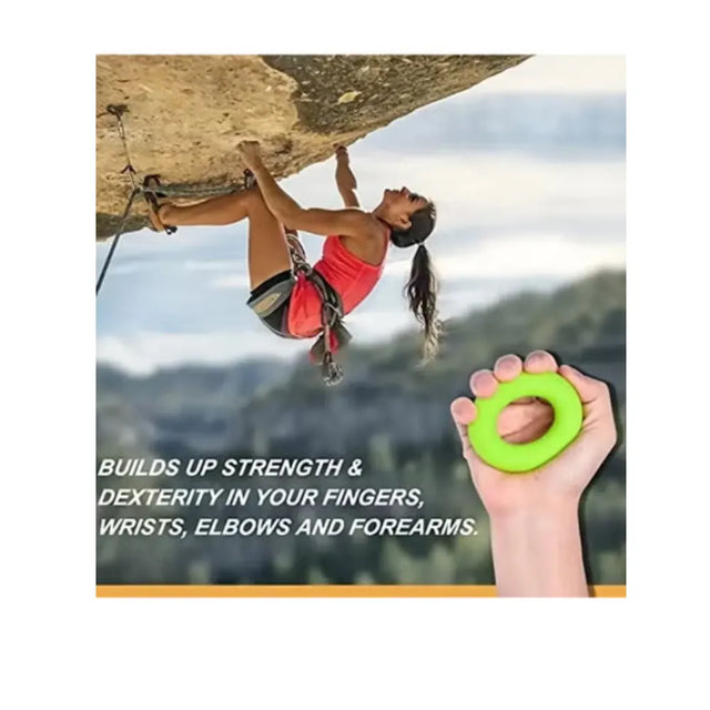 3-Piece Grip Strength Trainer Set ? Adjustable Hand Grip Exerciser, Finger Stretcher, and Ring Strengthener for Hand, Finger, and Forearm Workout ? Ideal for Athletes, Musicians, and Rehabilitation