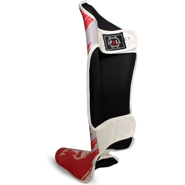 Shin Instep Pads S M L XL Black Red Blue for Protective Leg BJJ Karate Sparring Kickboxing Martial Arts MMA Boxing and Training Equipment Gear Perfect for Men By SPALL(SI-1357) | Ideal for All Surface