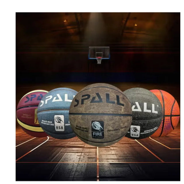 Basketball Size 7 Indoor/Outdoor Official Regulation Size Streetball Rubber Basketball Deep Channel Construction Made For Unisex Men And Women Youth And Adult For Professional Training And Games