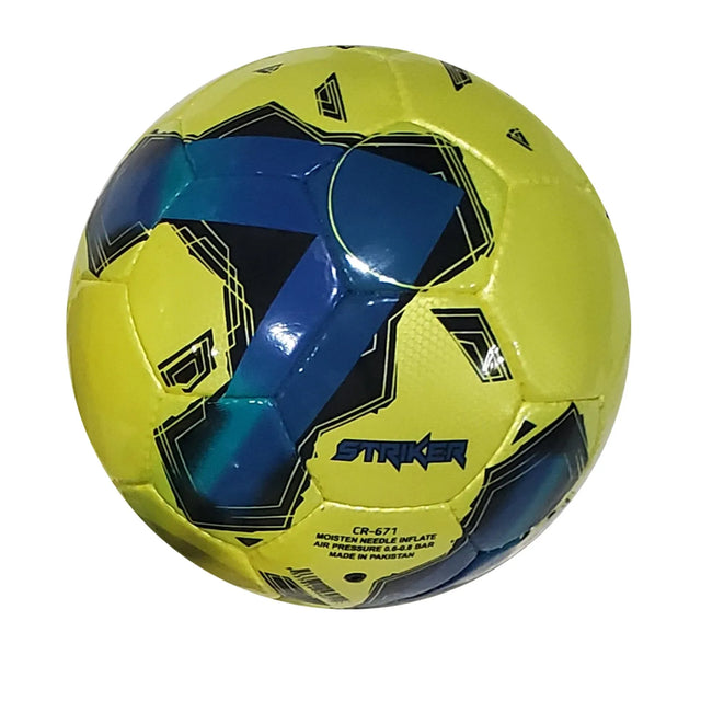 Football Soccer Ball For matches World Cup Best Indoor/Outdoor Water Proof Ball For Professional Training And Matches For Men And Women Youth And Adult(CR-671) | Ideal for All Surfaces, Kids & Adults