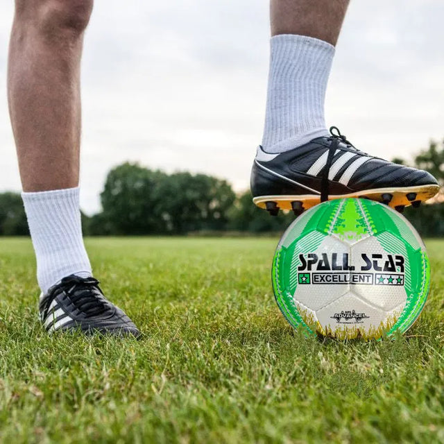 Football Soccer Ball For Matches World Cup Best Indoor/Outdoor Water Proof Ball For Professional Training And Match Men And Women Youth And Adult (CR-696) | Ideal for All Surfaces, Kids & Adults
