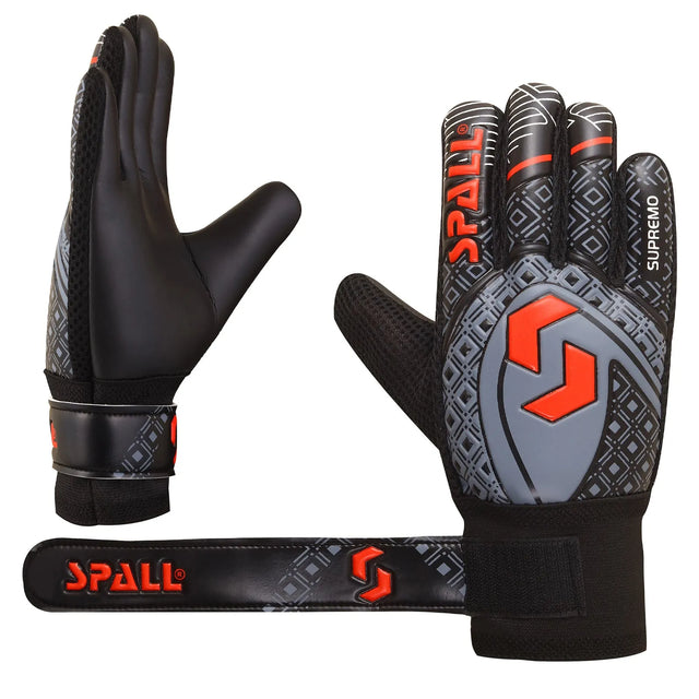 Goal Keeper Gloves Strong Grip With Finger Spin Double Wrist Protection Prevent Injuries For The Toughest Saves Goalie Training Gloves For Youth And Adult(GK-120) | Ideal for All Surfaces, Kids & Adults