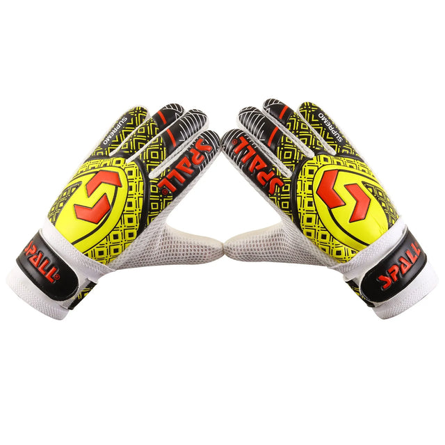 Goal Keeper Gloves Strong Grip With Finger Spin Double Wrist Protection Prevent Injuries For The Toughest Saves Goalie Training Gloves For Youth And Adult(GK-120) | Ideal for All Surfaces, Kids & Adults