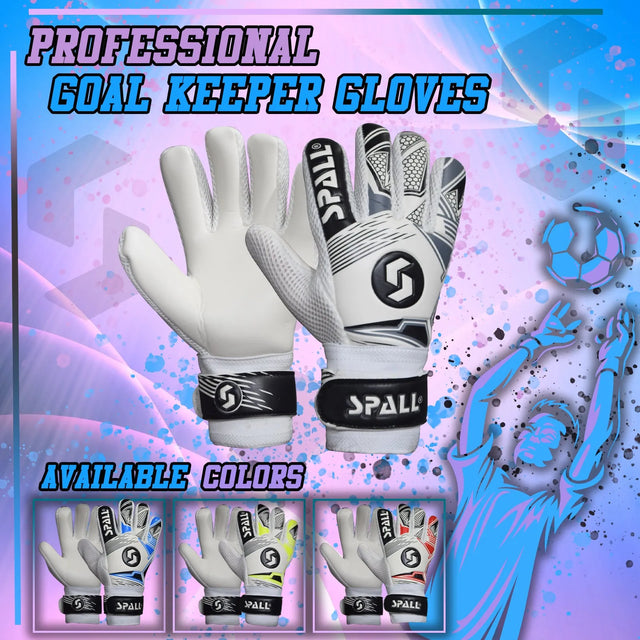 Soccer Goalkeeper Gloves, Professional Non-Slip Goalkeeper Gloves, With Strong Grip And Protection, Breathable And Wear-resistant Youth And Adult Protective Goalkeeper Gloves | Ideal for All Surfaces
