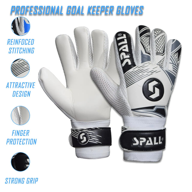 Soccer Goalkeeper Gloves, Professional Non-Slip Goalkeeper Gloves, With Strong Grip And Protection, Breathable And Wear-resistant Youth And Adult Protective Goalkeeper Gloves | Ideal for All Surfaces