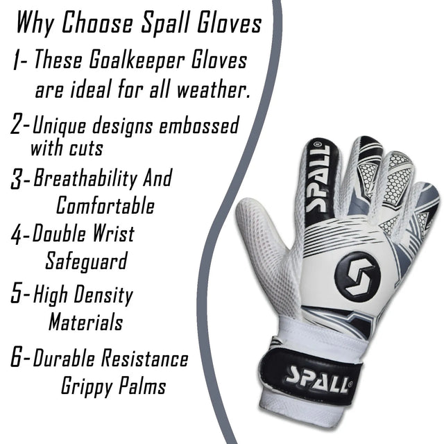 Soccer Goalkeeper Gloves, Professional Non-Slip Goalkeeper Gloves, With Strong Grip And Protection, Breathable And Wear-resistant Youth And Adult Protective Goalkeeper Gloves | Ideal for All Surfaces