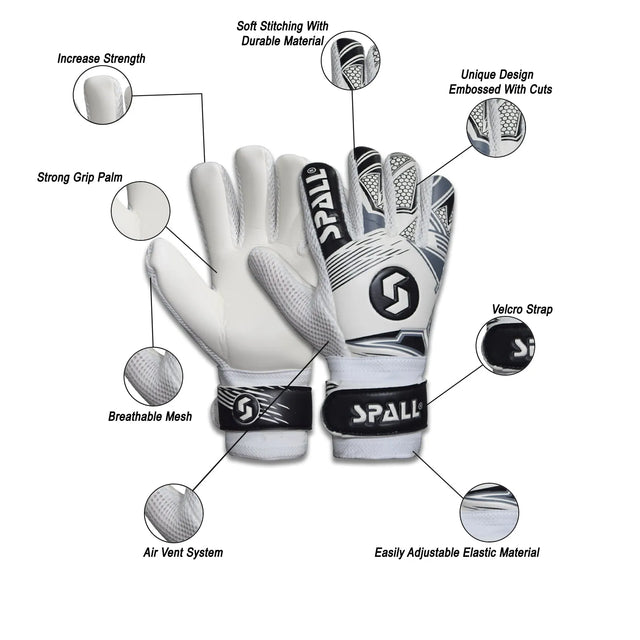 Soccer Goalkeeper Gloves, Professional Non-Slip Goalkeeper Gloves, With Strong Grip And Protection, Breathable And Wear-resistant Youth And Adult Protective Goalkeeper Gloves | Ideal for All Surfaces