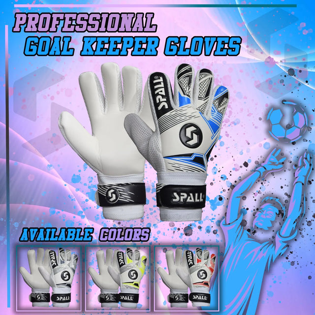 Soccer Goalkeeper Gloves, Professional Non-Slip Goalkeeper Gloves, With Strong Grip And Protection, Breathable And Wear-resistant Youth And Adult Protective Goalkeeper Gloves | Ideal for All Surfaces