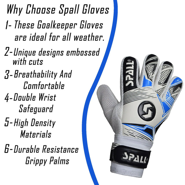 Soccer Goalkeeper Gloves, Professional Non-Slip Goalkeeper Gloves, With Strong Grip And Protection, Breathable And Wear-resistant Youth And Adult Protective Goalkeeper Gloves | Ideal for All Surfaces