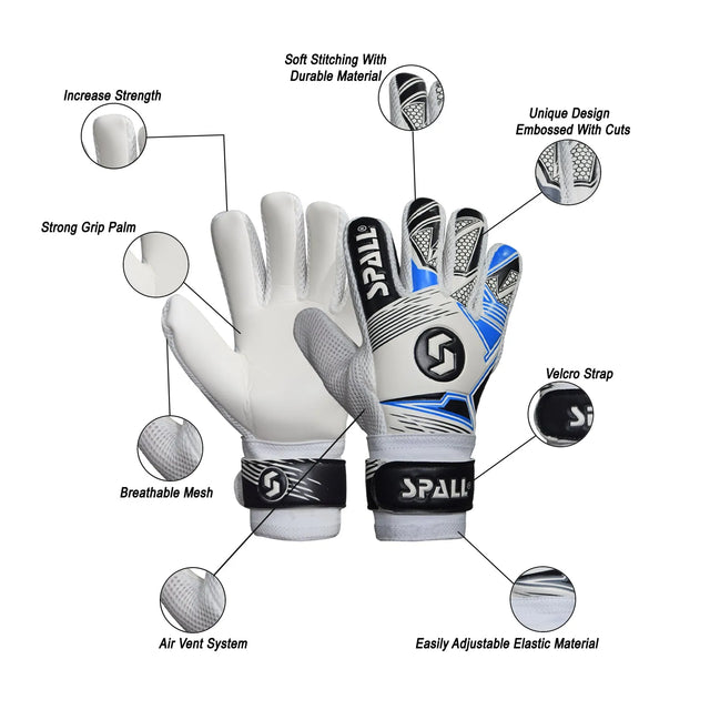 Soccer Goalkeeper Gloves, Professional Non-Slip Goalkeeper Gloves, With Strong Grip And Protection, Breathable And Wear-resistant Youth And Adult Protective Goalkeeper Gloves | Ideal for All Surfaces