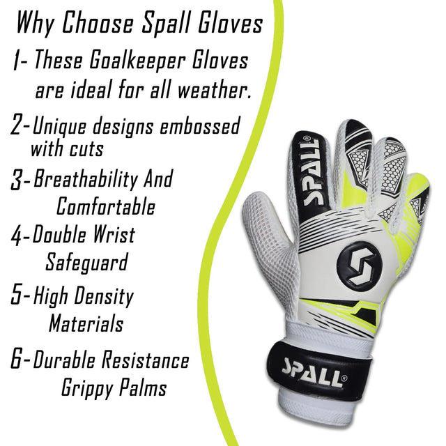Soccer Goalkeeper Gloves, Professional Non-Slip Goalkeeper Gloves, With Strong Grip And Protection, Breathable And Wear-resistant Youth And Adult Protective Goalkeeper Gloves | Ideal for All Surfaces