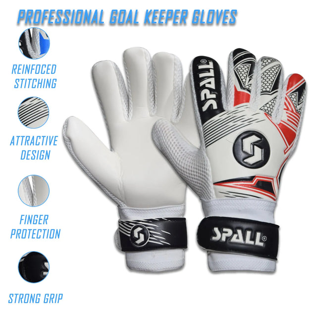 Soccer Goalkeeper Gloves, Professional Non-Slip Goalkeeper Gloves, With Strong Grip And Protection, Breathable And Wear-resistant Youth And Adult Protective Goalkeeper Gloves | Ideal for All Surfaces