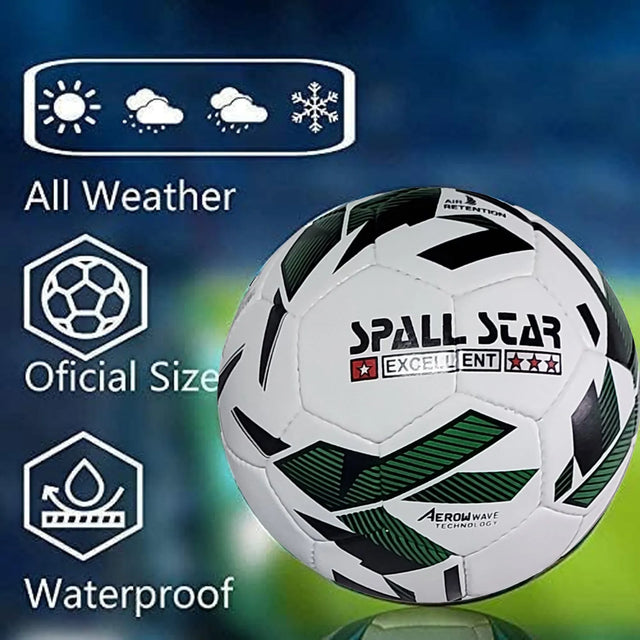 Football Soccer Ball For Matches World Cup Best Indoor/Outdoor Water Proof Ball For Professional Training And Match Men And Women Youth And Adult(GP-658) | Ideal for All Surfaces, Kids & Adults