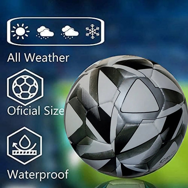 Football Soccer Ball For Matches World Cup Best Indoor/Outdoor Water Proof Ball For Professional Training And Match Men And Women Youth And Adult(GP-719) | Ideal for All Surfaces, Kids & Adults