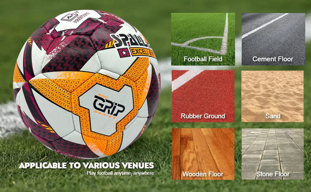 Football Soccer Ball For Matches World Cup Best Indoor/Outdoor Water Proof Ball For Professional Training And Match Men And Women Youth And Adult | Ideal for All Surfaces, Kids & Adults