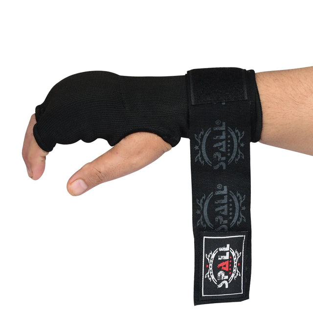 Boxing Hand Wraps Jell Mitt Grip Inner Hand Wraps With Long Boxing Wrist Straps For Muay Thai Boxing Kickboxing For Men And Women(SI-5065) | Ideal for All Surfaces, Kids & Adults | Match-Ready
